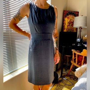 J.Crew dark gray sheath dress- size 2
